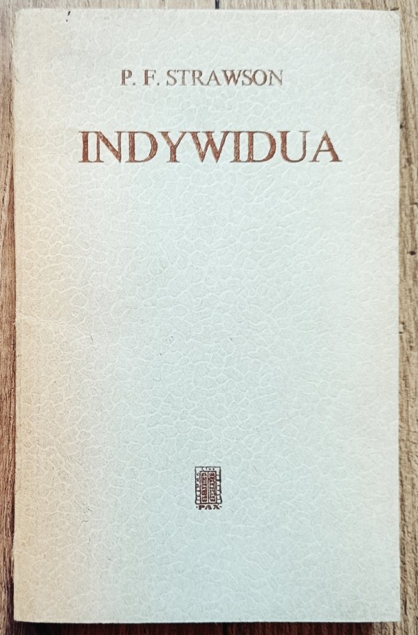 P.F. Strawson Indywidua