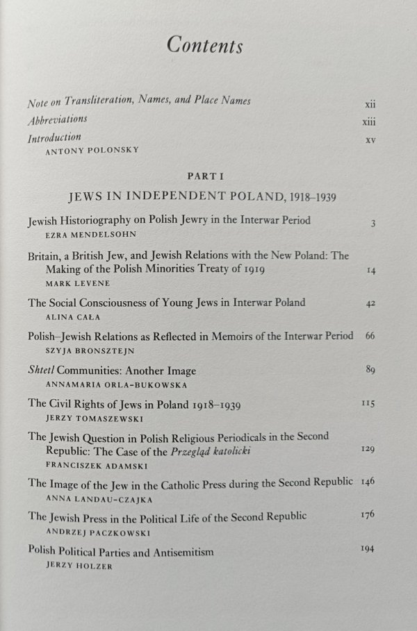 Jews in Independent Poland 1918-1939