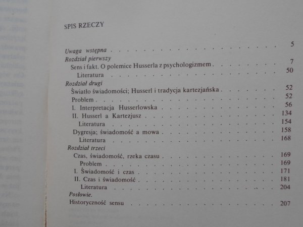 Krzysztof Michalski Logika i czas. Próba analizy Husserlowskiej teorii sensu