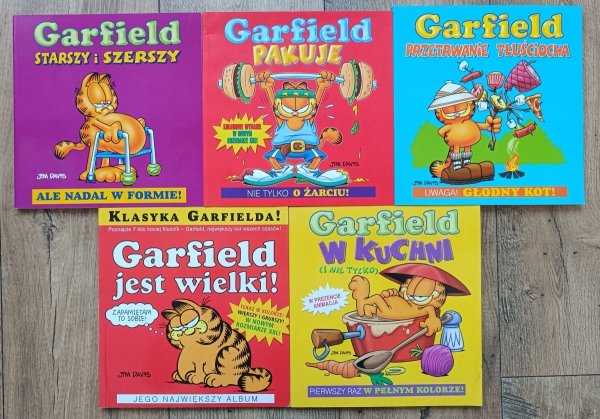 Jim Davis Garfield x 5