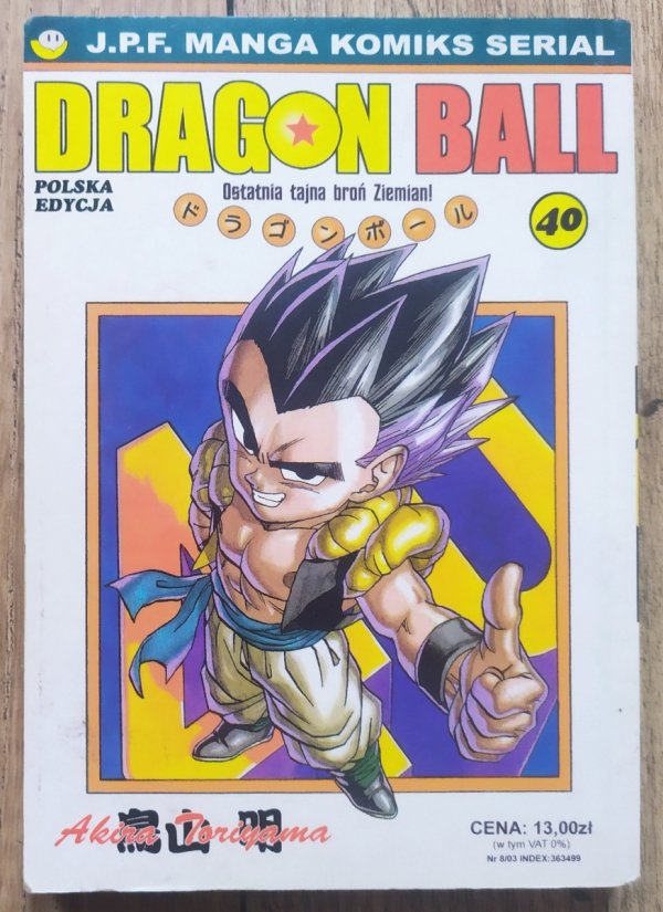 Akira Toriyama Dragon Ball [Tom 40]