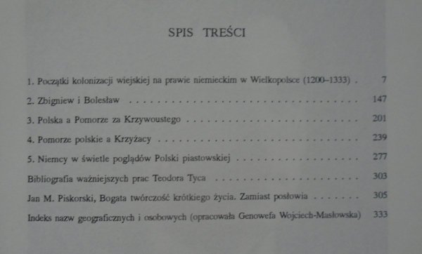 Teodor Tyc • Z średniowiecznych dziejów Wielkopolski i Pomorza