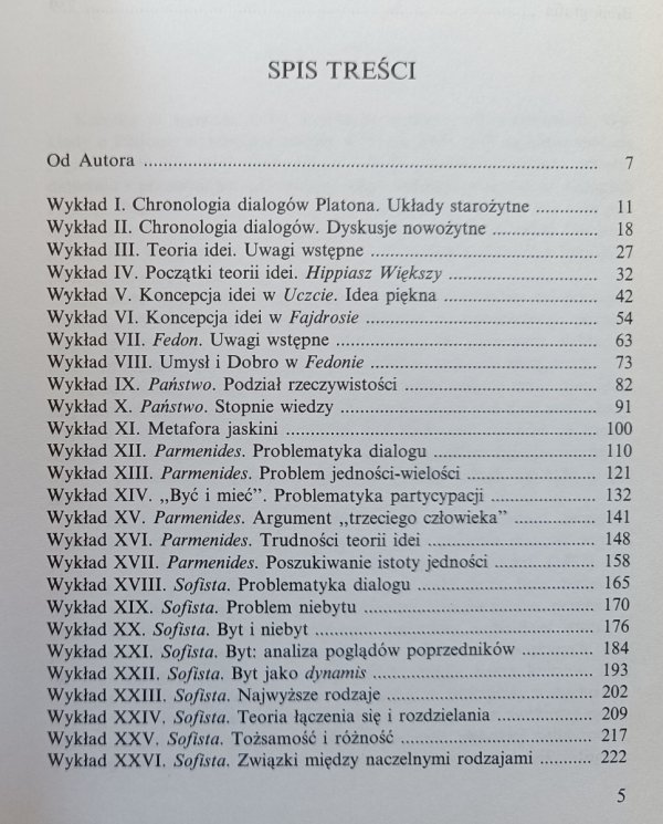 Władysław Stróżewski Wykłady o Platonie