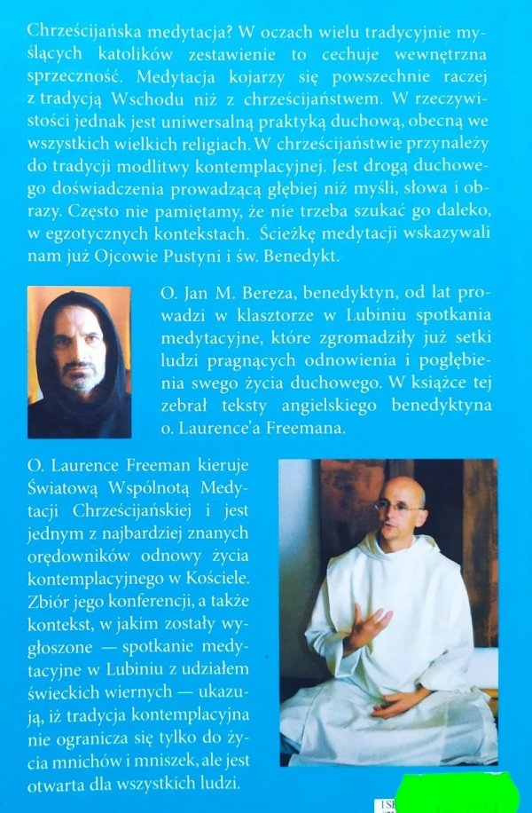 Laurence Freeman OSB Praktyka medytacji chrześcijańskiej