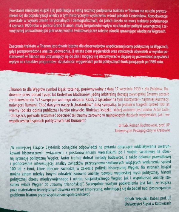 Artur Jach-Chrząszcz Motyw Trianon w węgierskiej polityce historycznej po 1989 roku