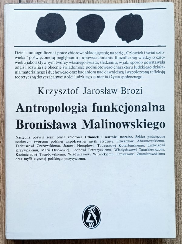 Antropologia funkcjonalna Bronisława Malinowskiego