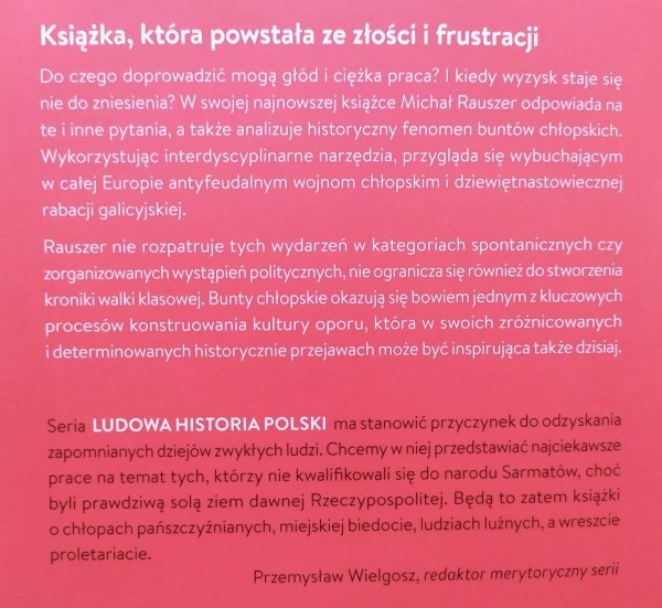 Michał Rauszer Bękarty pańszczyzny. Historia buntów chłopskich
