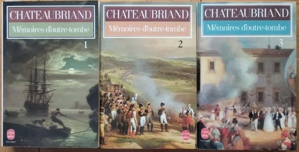 Francois Rene de Chateaubriand • Memoires d'outre-tombe 3  tomy