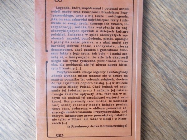 Józef Dynak • Przybyszewski. Dzieje legendy i autolegendy