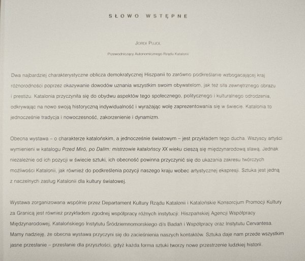 Przed Miro po Dalim. Mistrzowie katalońscy XX wieku