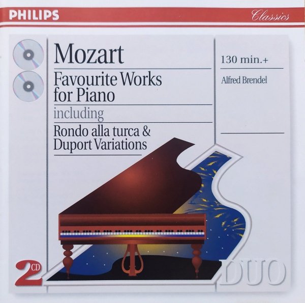 Mozart, Alfred Brendel Favourite Works for Piano 2CD