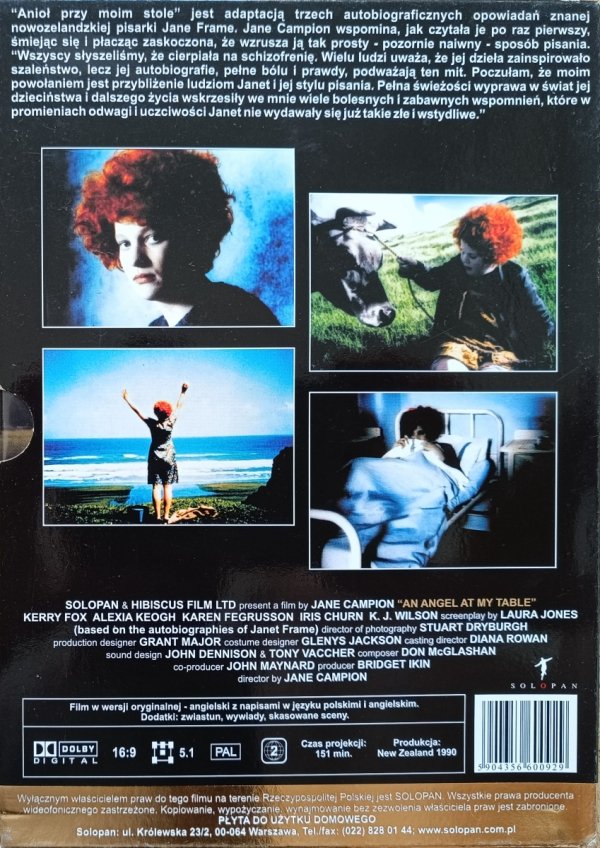 Jane Campion Anioł przy moim stole DVD
