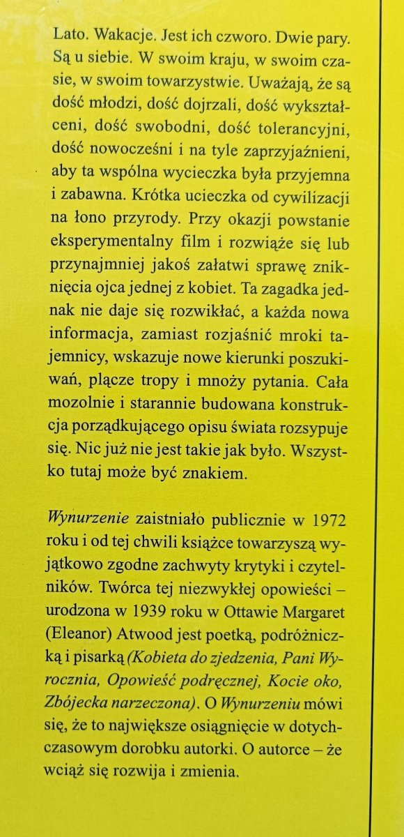 Margaret Atwood Wynurzenie