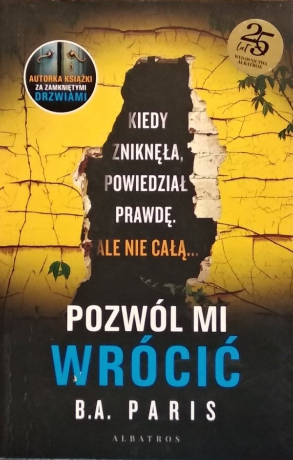 BA Paris • Pozwól mi wrócić