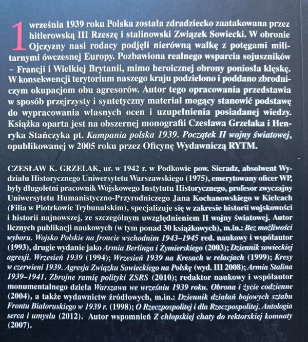 Czesław Grzelak Wrzesień 1939. W szponach dwóch wrogów
