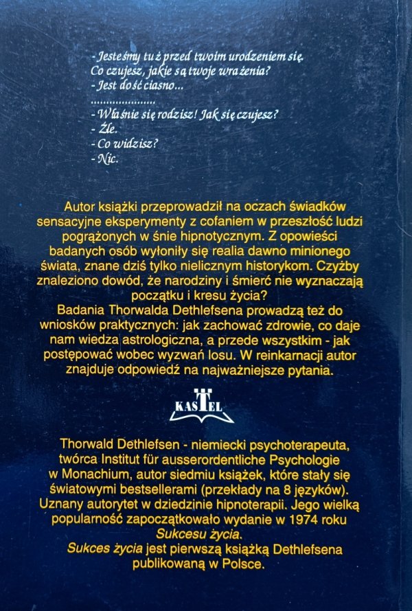 Thorwald Dethlefsen Sukces życia. Rozmowy z narodzonymi ponownie