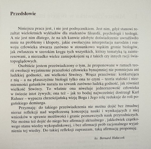 Bernard Hałaczek U progów ludzkości. Podręcznik przyrodniczej antropogenezy