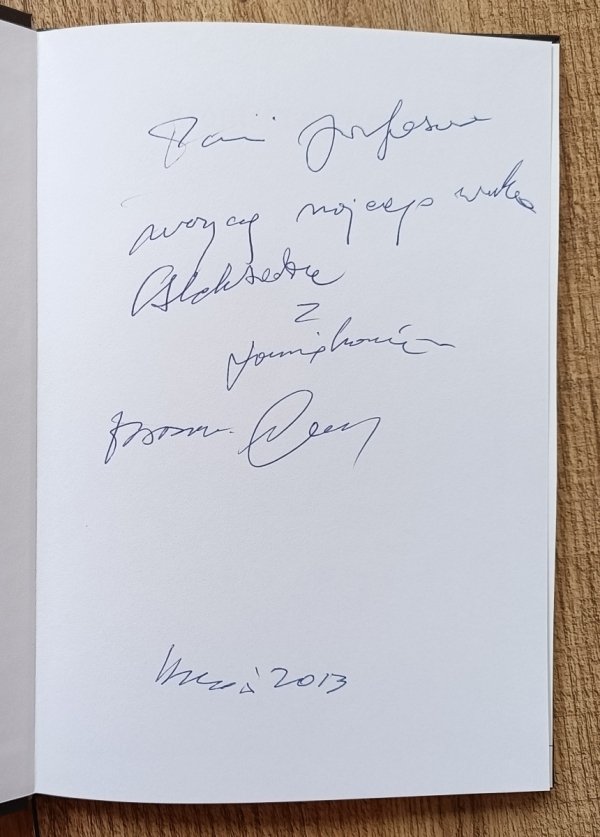 Bronisław Chromy Słowem rzeźbione / dedykacja Bronisława Chromego