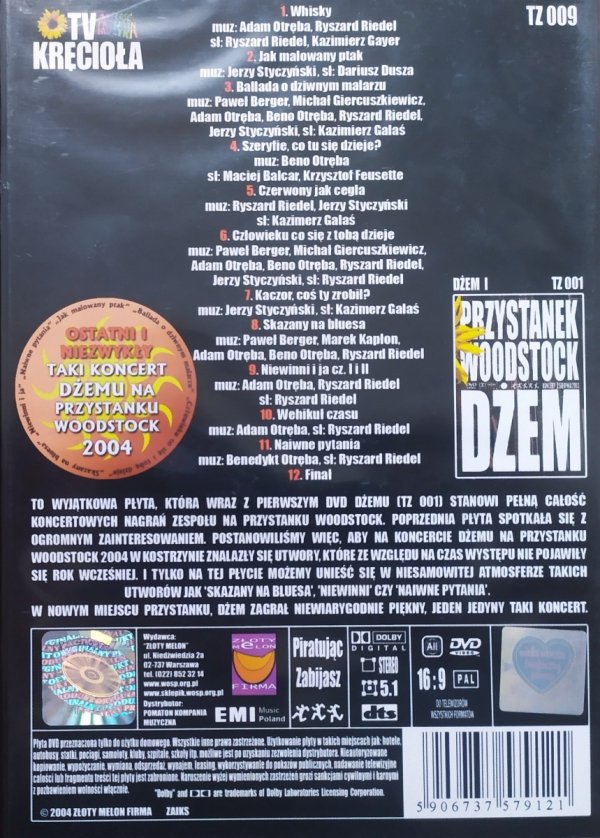 Dżem Przystanek Woodstock 2004 DVD