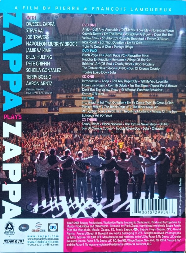 Frank Zappa Zappa Plays Zappa 2DVD+3CD / Deluxe Edition