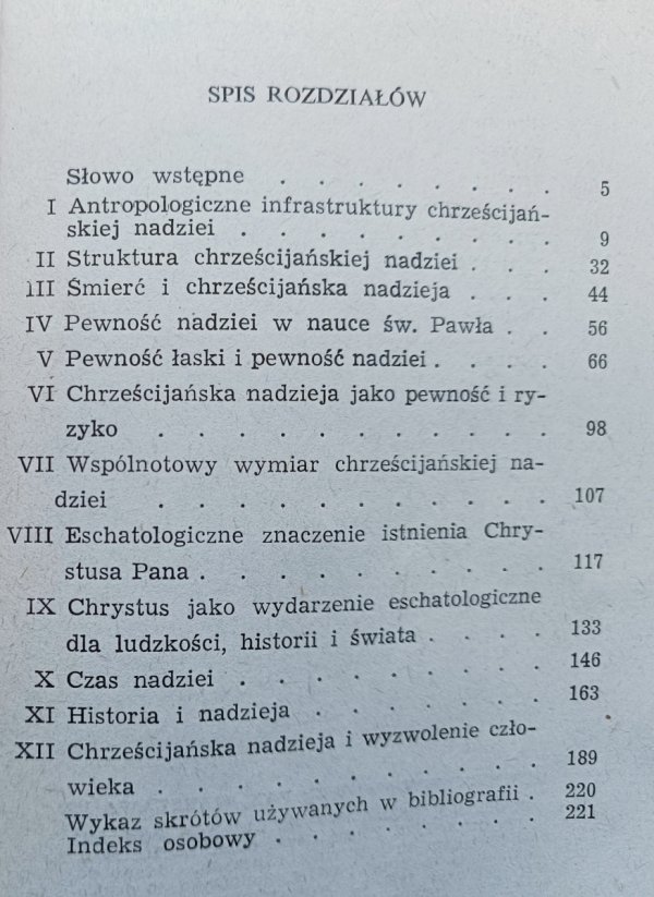 Juan Alfaro Chrześcijańska nadzieja i wyzwolenie człowieka