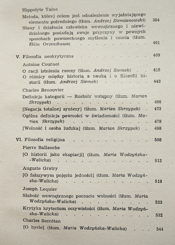 Antologia filozofii francuskiej XIX wieku