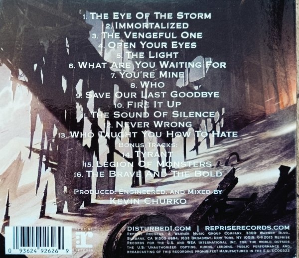Disturbed Immortalized CD [Deluxe]