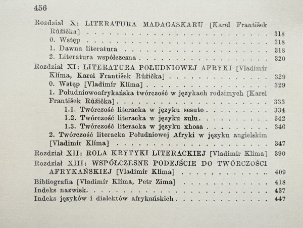 Czarna Afryka: literatura i język