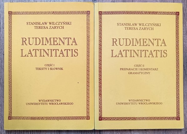Stanisław Wilczyński, Teresa Zarych Rudimenta Latinitatis 1/2