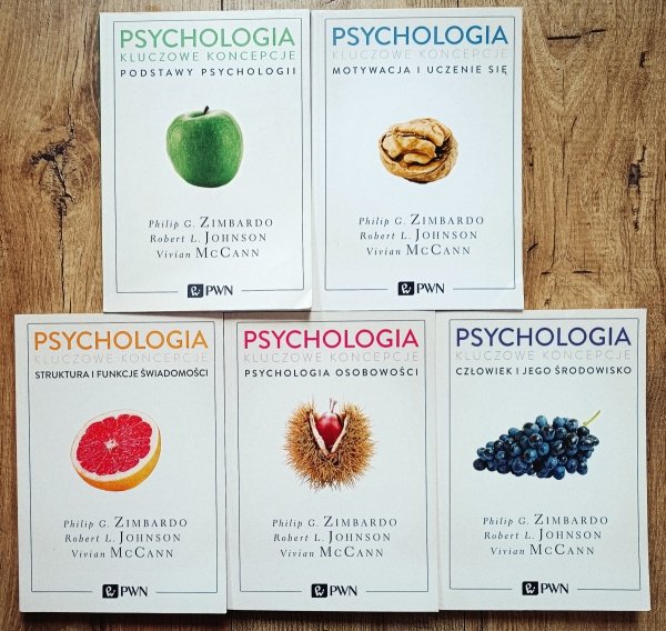 Philip Zimbardo Psychologia kluczowe koncepcje tom 1-5
