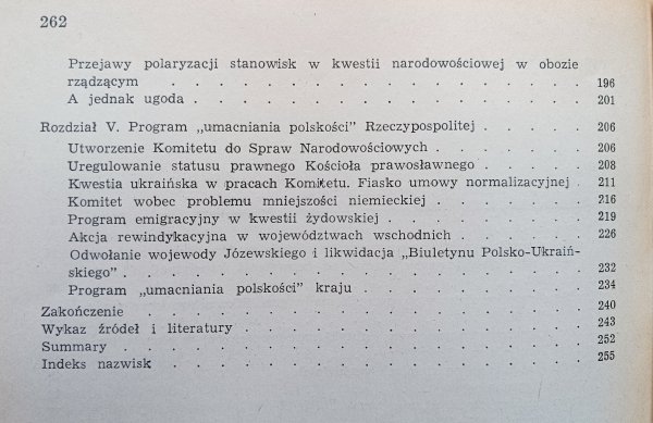 Andrzej Chojnowski Koncepcje polityki narodowościowej rządów polskich w latach 1921-1939