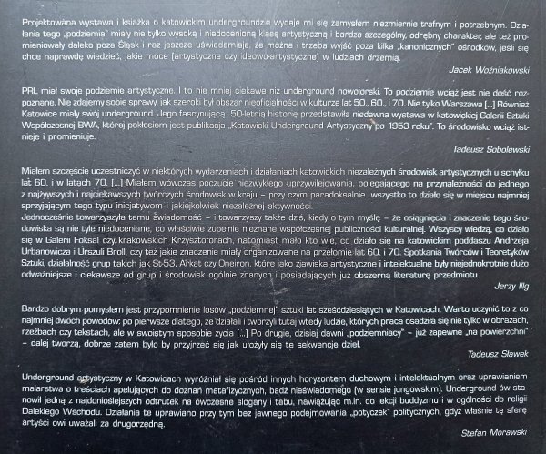 Katowicki Underground Artystyczny po 1953 roku