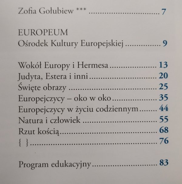 Janusz Wałek, Dorota Dec • Europeum. Katalog wystawy