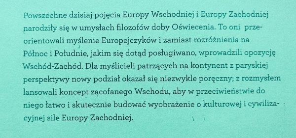 Wynalezienie Europy Wschodniej. Mapa cywilizacji w dobie Oświecenia