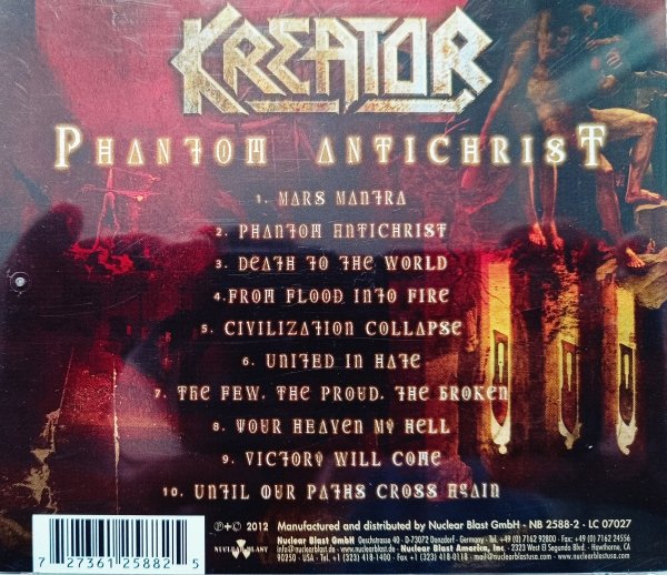 Kreator Phantom Antichrist CD