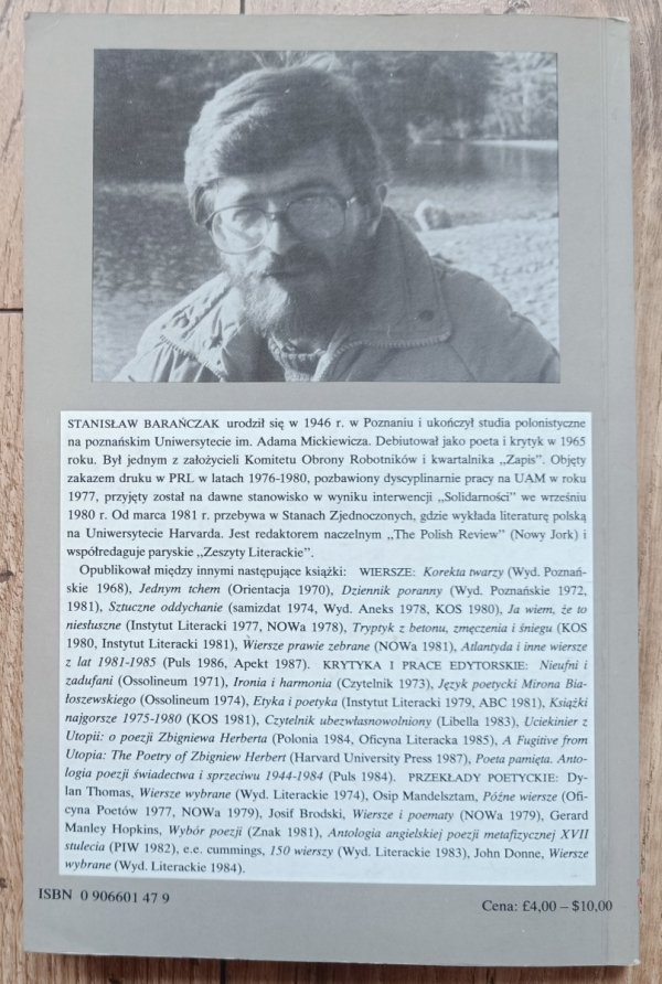Stanisław Barańczak Przed i po. Szkice o poezji krajowej przełomu lat siedemdziesiątych i osiemdziesiątych