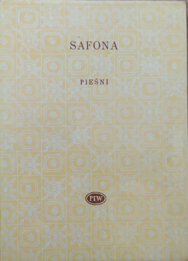 Safona Pieśni [Biblioteka Poetów]