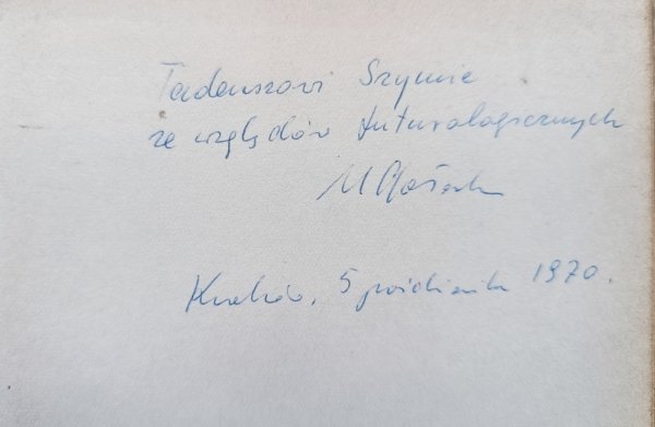 Maria Gołaszewska Świadomość piękna / dedykacja autorska