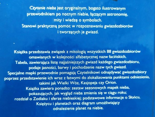 Goeffrey Cornelius Czytanie nieba. Przewodnik obserwatora gwiazd