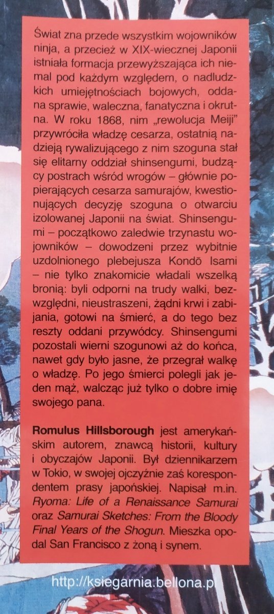 Romulus Hillsborough Shinsengumi. Ostatni wojownicy szoguna