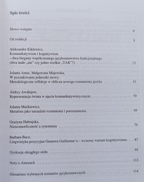 Kognitywizm i komunikatywizm - dwa bieguny współczesnego językoznawstwa