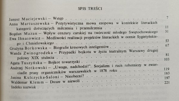 Z domu niewoli. Sytuacja polityczna a kultura literacka w drugiej połowie XIX wieku