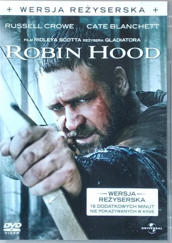 Ridley Scott • Robin Hood • DVD Wersja reżyserska