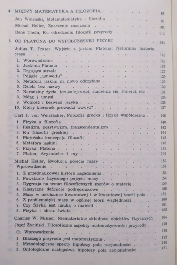 red. Michał Heller Filozofować w kontekście nauki