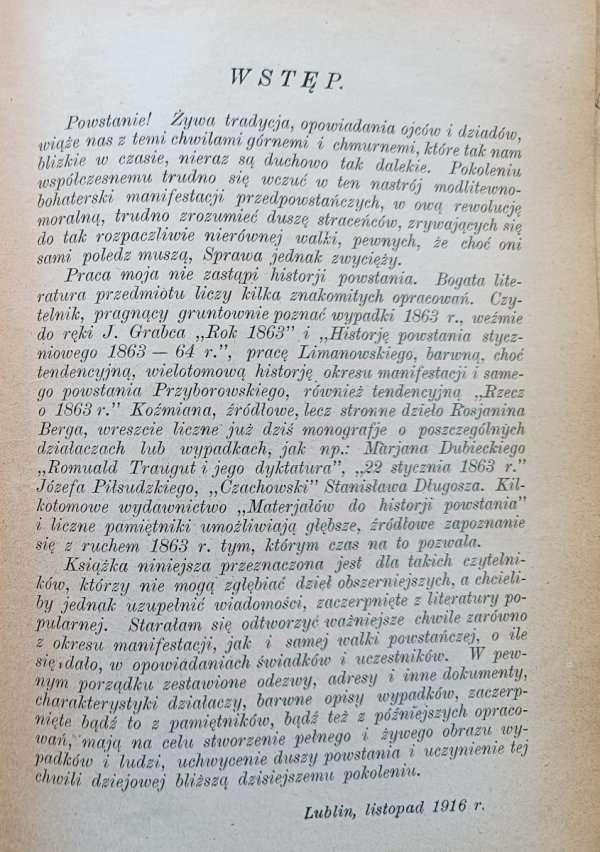 Rok 1863: wyjątki z dzieł, pamietników, dokumenty, odezwy