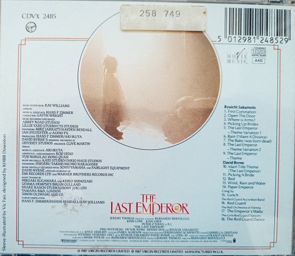The Last Emperor CD