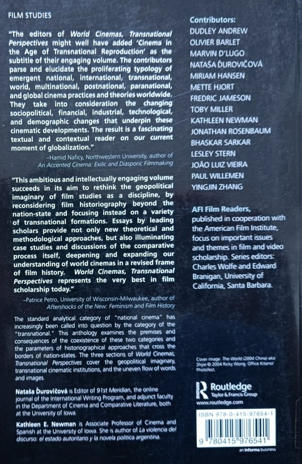 World Cinemas, Transnational Perspectives
