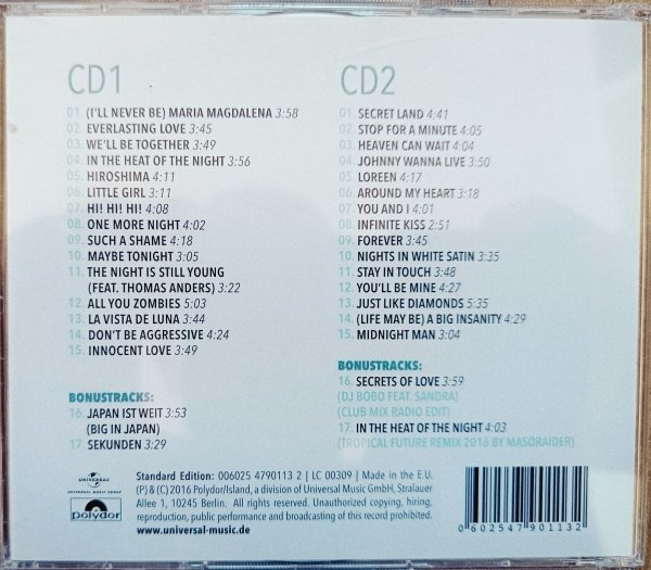 Sandra The Very Best of Sandra 2CD