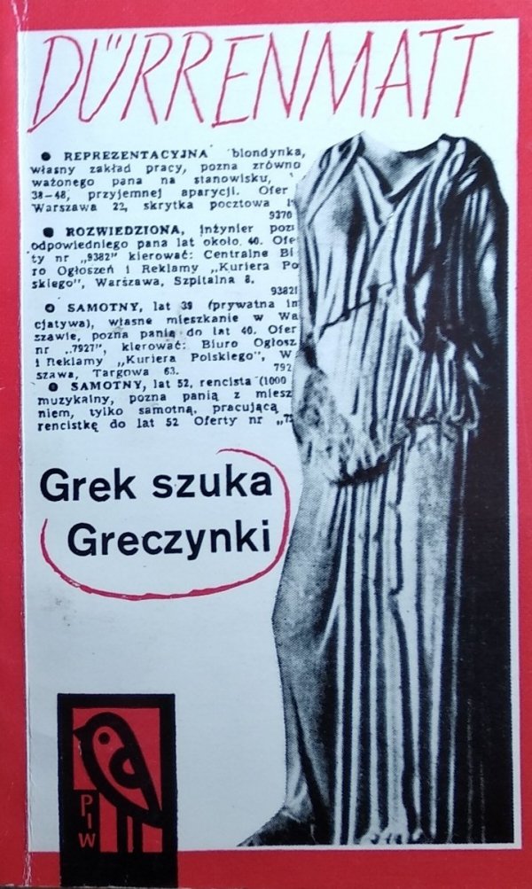 Friedrich Durrenmatt • Grek szuka Greczynki