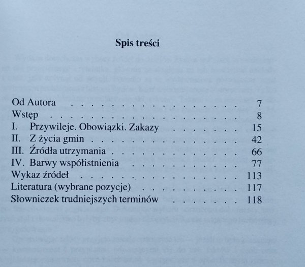 Dzieje Żydów w Polsce. XI-XVIII wiek. Wybór tekstów źródłowych